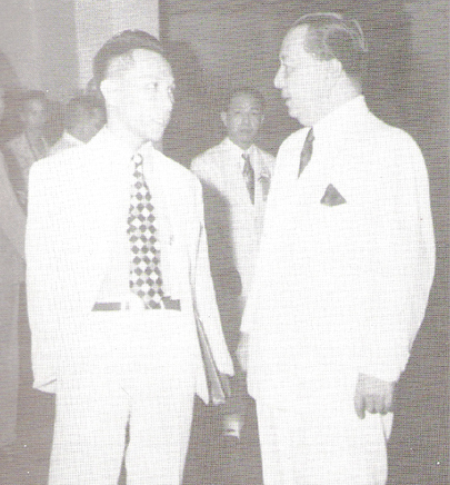  Right to left: President Elpidio Quirino, Gov. Gedeon Quijano 